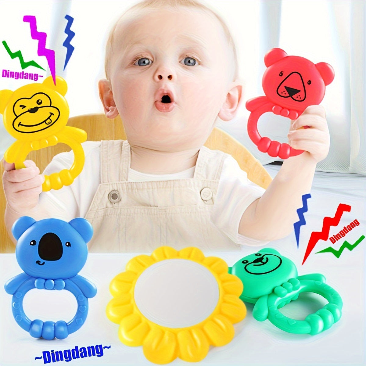 Baby Play Mat Pink Green Interactive Music Piano Educational Activity Center for Infants