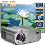 Home Theater Projector 1080P 20000 Lumens Wi-Fi 6 Wireless Screen Mirroring