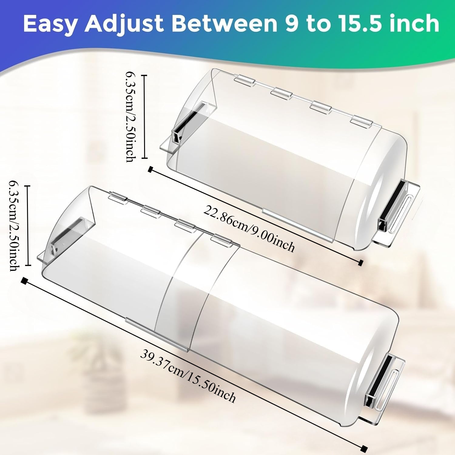 Adjustable Air Conditioner Wind Deflector Set Extendable No Electricity Water Leak Stop