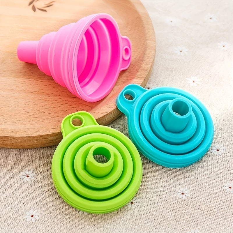 Silicone Collapsible Funnel Multi-Functional Portable Kitchen Filter