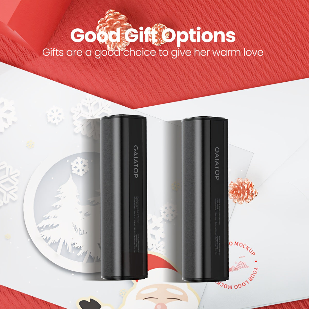 USB Rechargeable Hand Warmer 3-Speed Adjustable Portable Winter Outdoor Heating