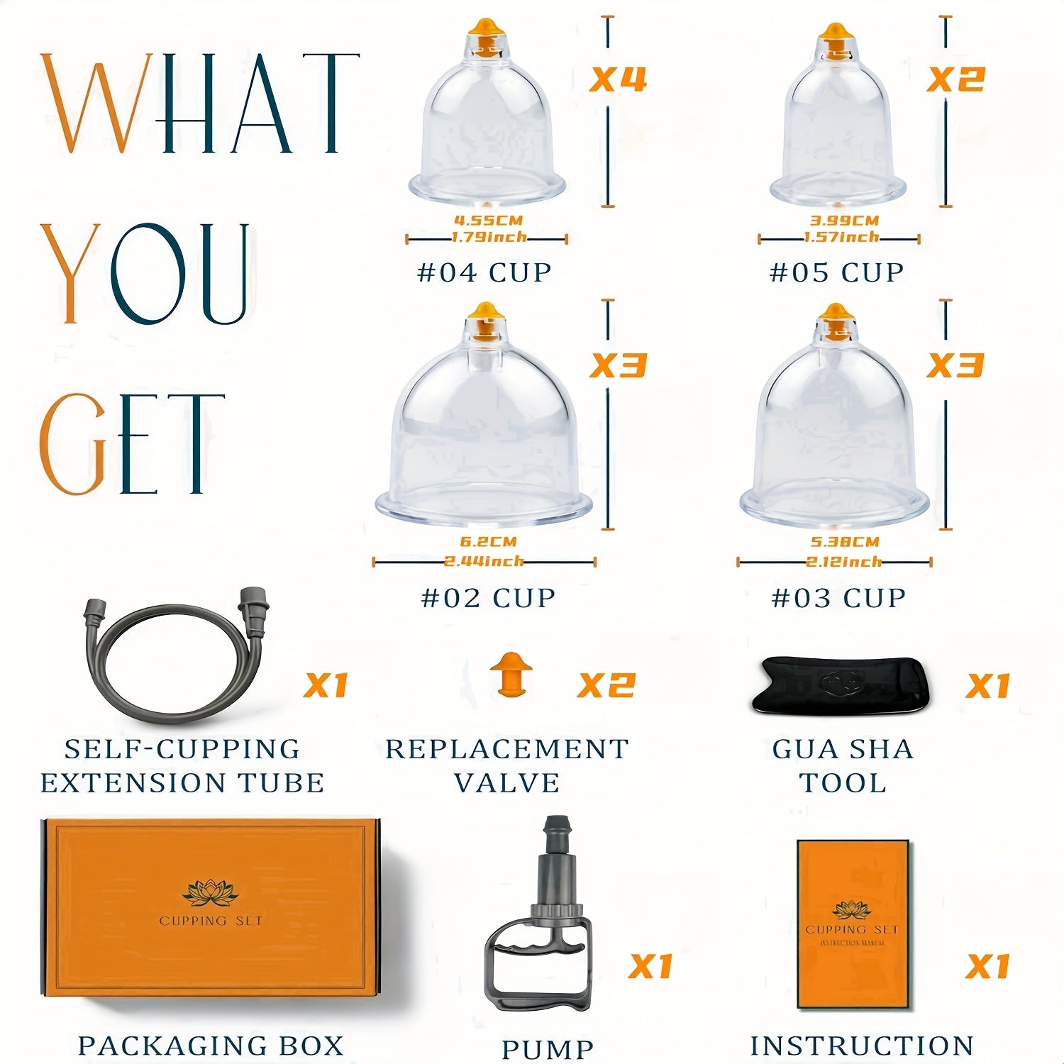 Cupping Massage Set for Whole Body at-Home Back Therapy