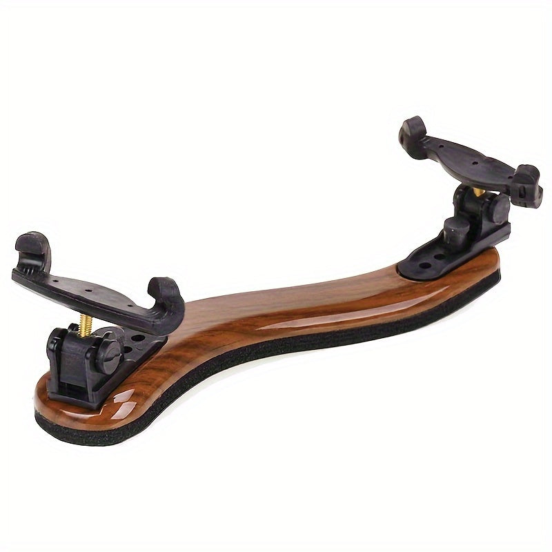 Maple Wood Violin Shoulder Rest Adjustable Padding for Students and Professionals