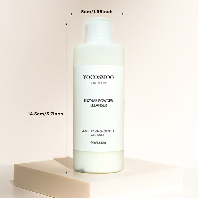 Hypoallergenic Facial Cleanser for Combination Skin with Hibiscus Scent and Rice Exfoliants