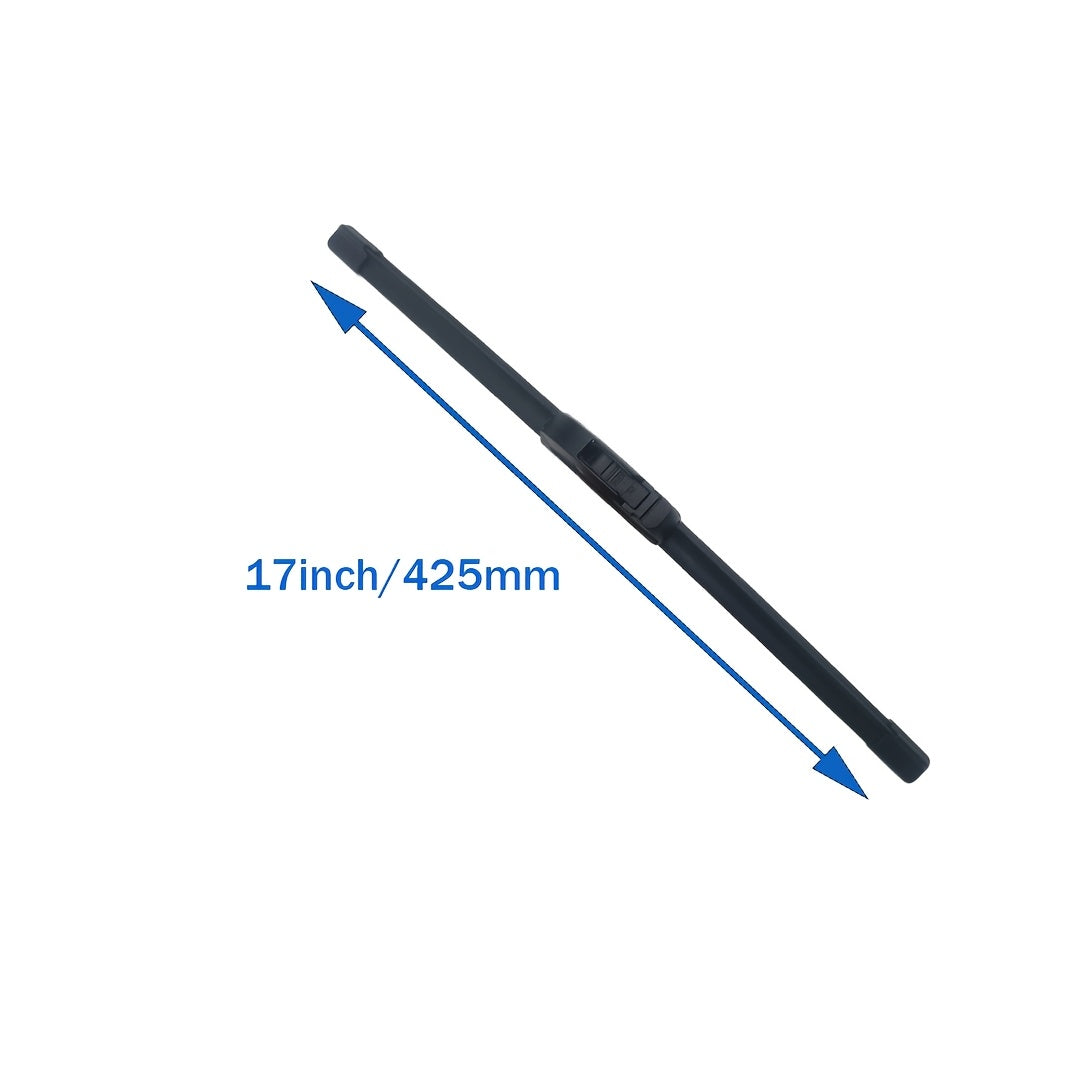 Universal Windshield Wipers with U/J Hooks Durable All-Season Rubber Blades