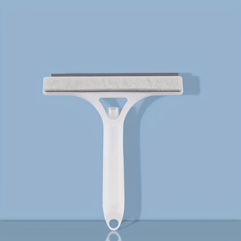 Raspador de vidrio de mano de 3 pulgadas con pulverizador para ventanas, espejos y azulejos