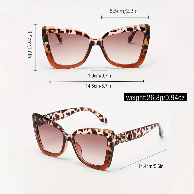 Gafas de ojo de gato para mujer, de policarbonato, gafas de moda para uso casual