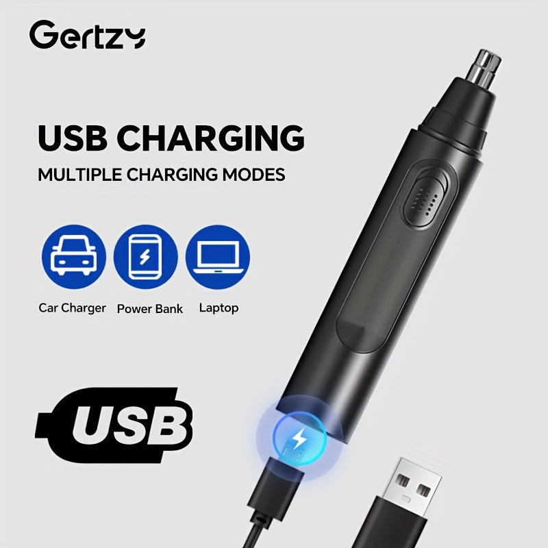 Rechargeable Nose and Ear Hair Trimmer for Men and Women, USB Charging, Gentle and Precise