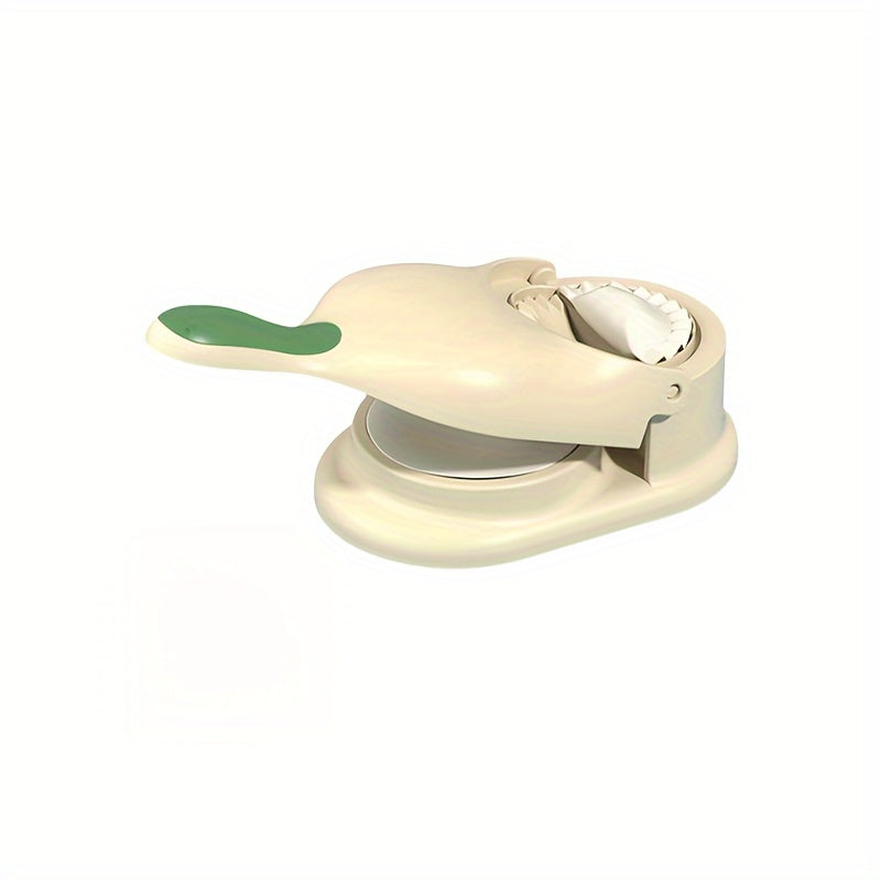 Mustahkam PP materialidan yasalgan 2-in-1 qo'l bilan ishlatiladigan dumpling tayyorlagich, oson uyda dumpling va tortillalar tayyorlash uchun.