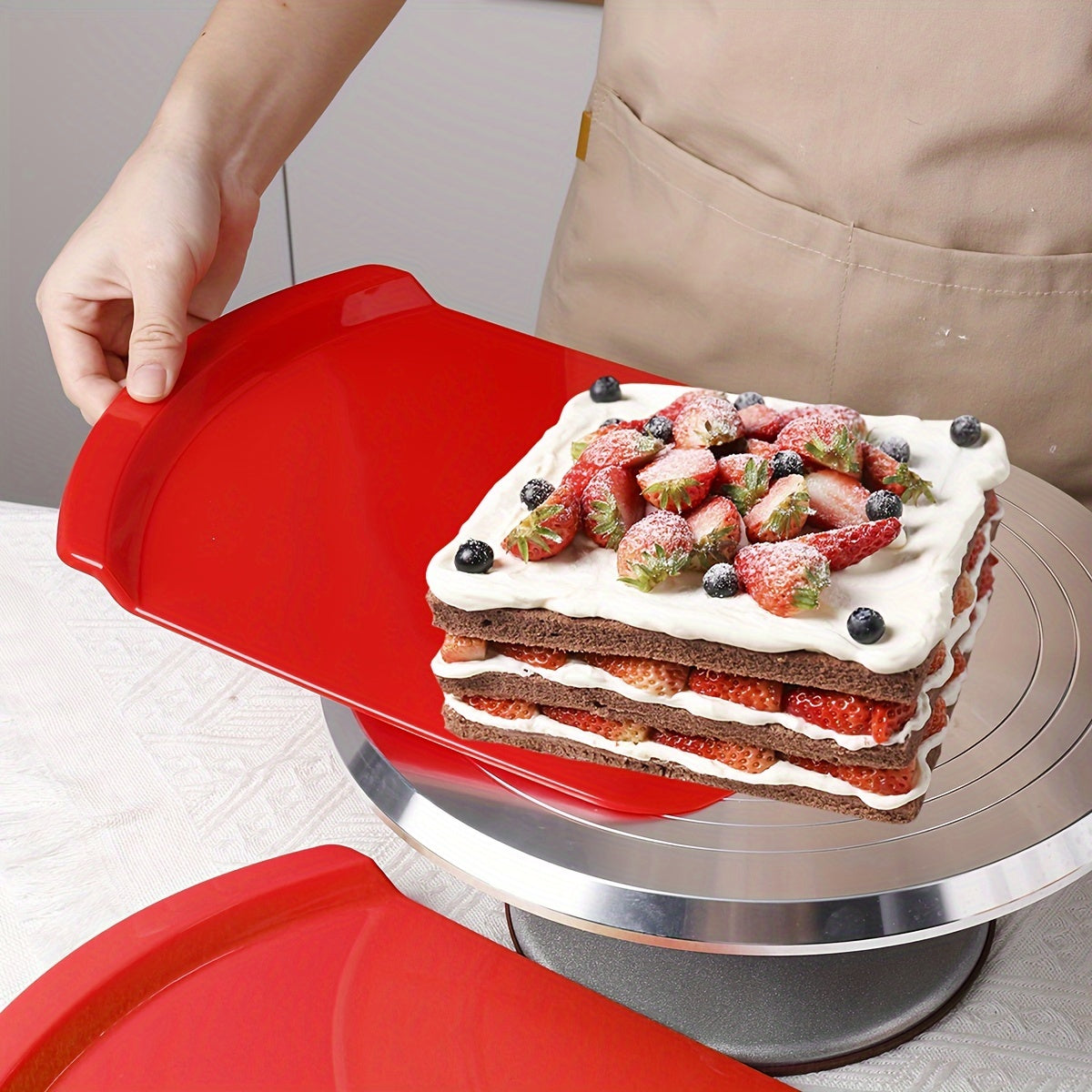 Cake Safe Lifter Plastic Cake Transfer Shovel for Pies and Baking Kitchen Tool