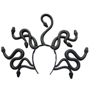 Antique Distressed Medusa Snake Headband Costume Accessory for Halloween Parties