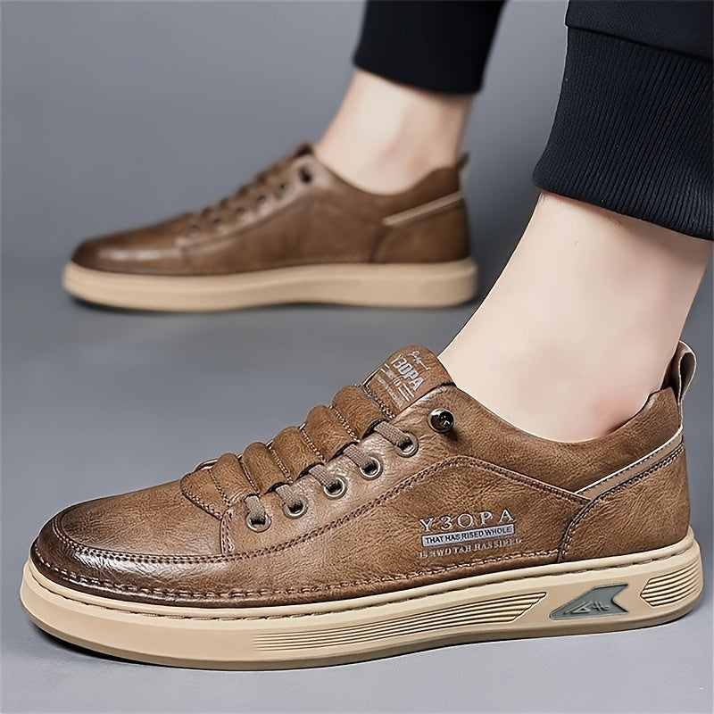 Men's Casual Sneakers with Non-Slip Rubber Soles for Daily and Skateboarding