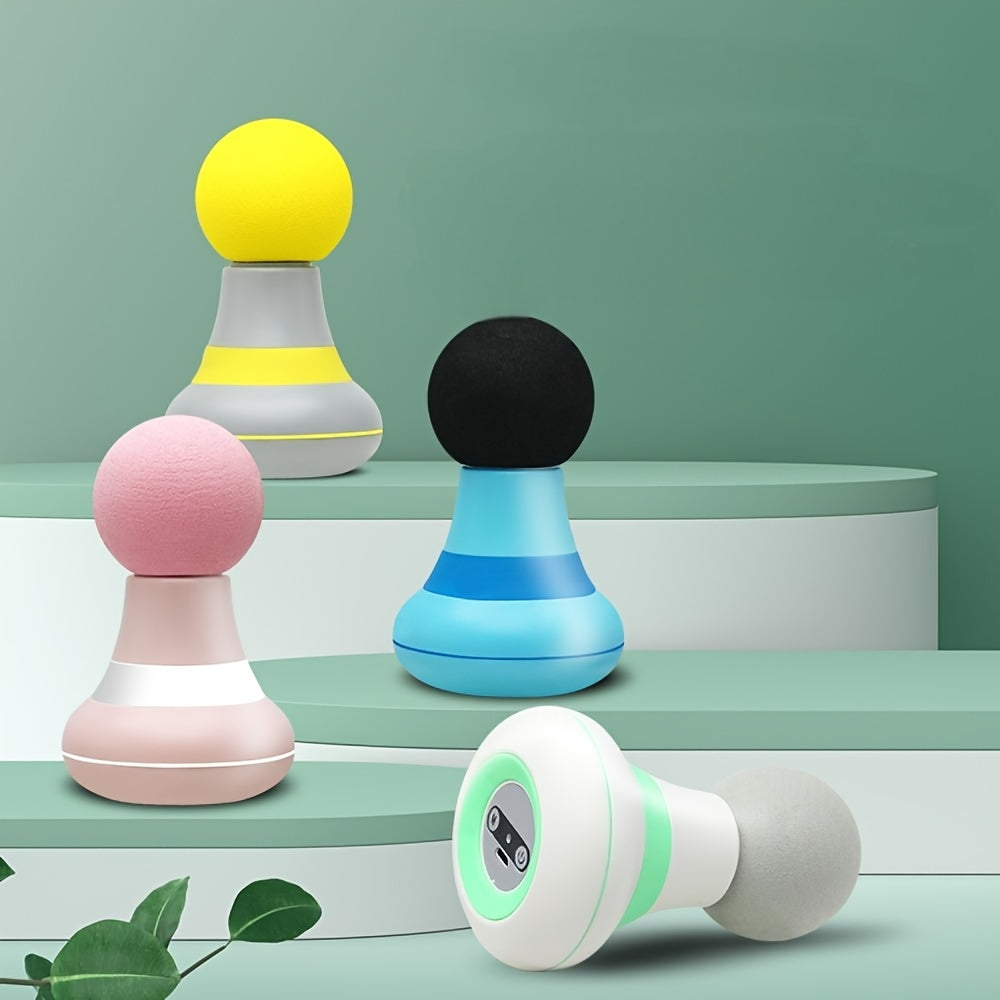 Uy mini massajeri mushaklarni vibratsiya orqali bo'shatuvchi.