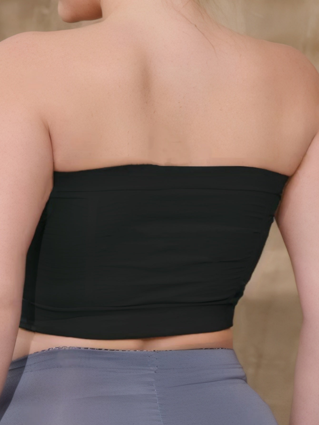 Бюстгальтер для женщин больших размеров бесшовный беспроводной спортивный черный дышащий для йоги и тренировок