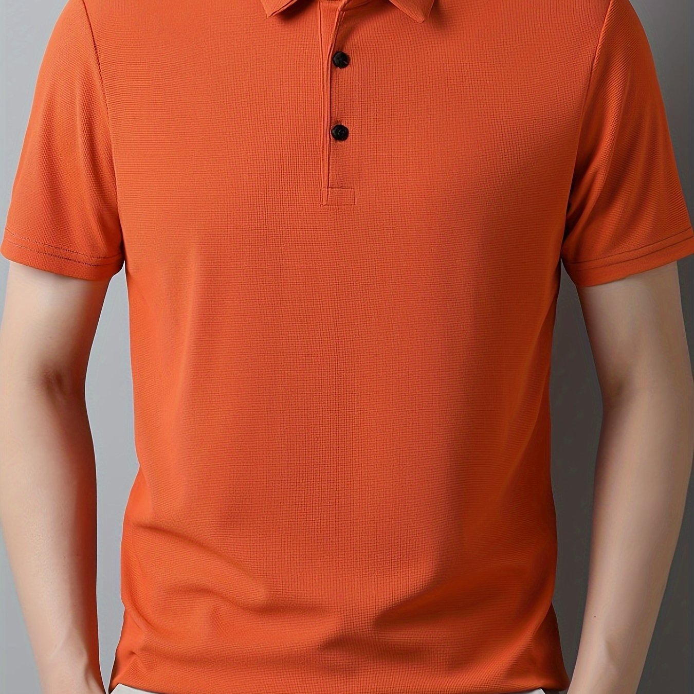 Yozgi golf va ochiq havoda faoliyatlar uchun erkaklar qisqa yengli Henley koftasi, tasodifiy va qulay sport ustki