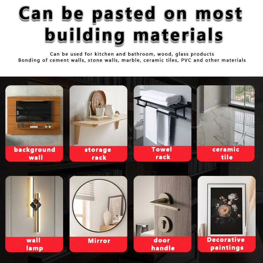 6pcs Waterproof Multi-Surface Super Glue for Metal Wood Stone Glass