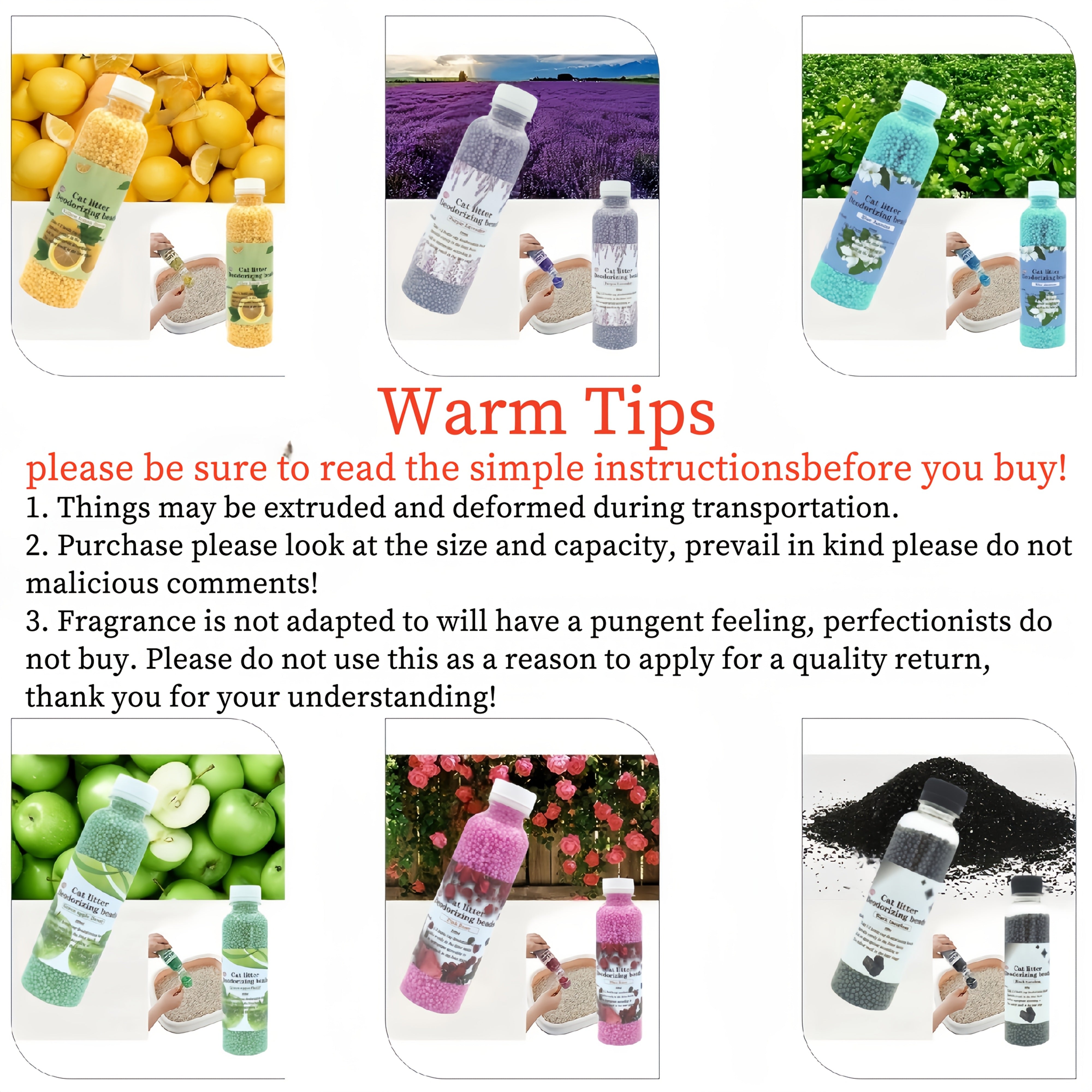 Fresh Scent Cat Litter Odor Control Solution for Cats