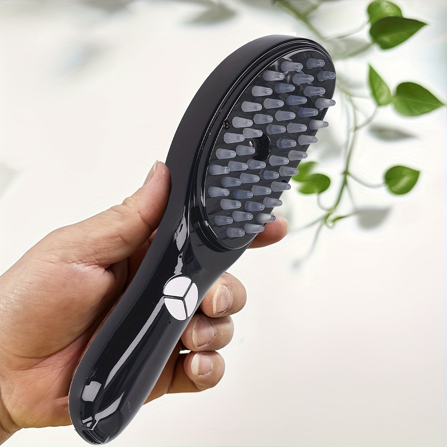 Elektr massaj qiluvchi bosh massajatori, bug' va vibratsiyali bosh massaj taroqlari, USB orqali zaryadlanadigan - Ajoyib bayram sovg'asi