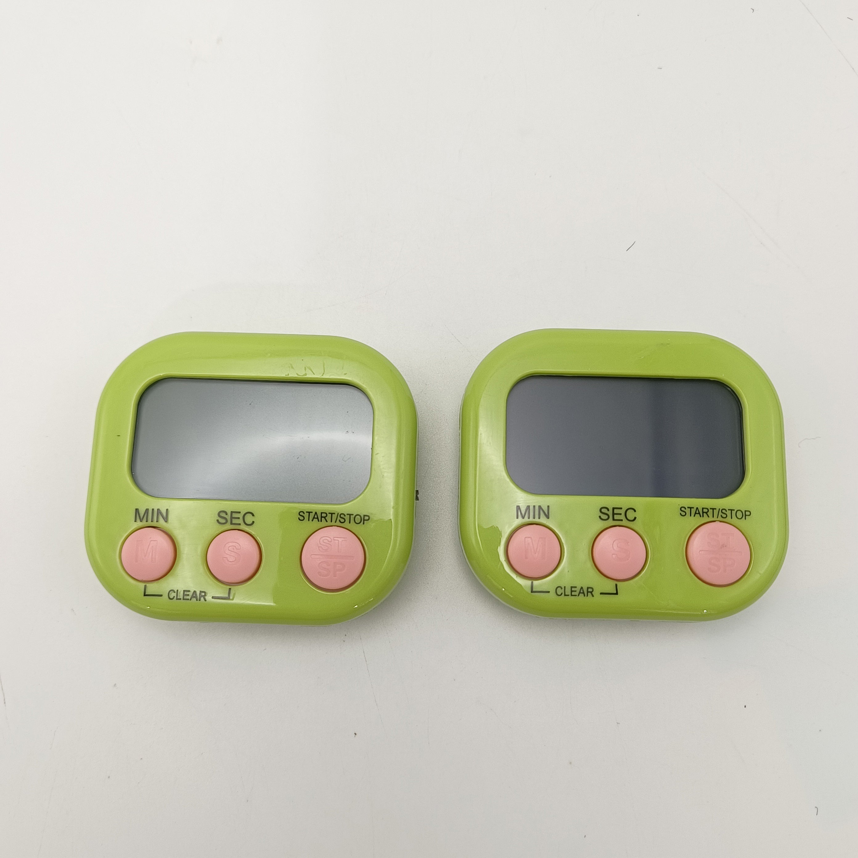 2-Pack Digital Kitchen Timer with Magnetic Backing for Cooking Baking Sports Games Office