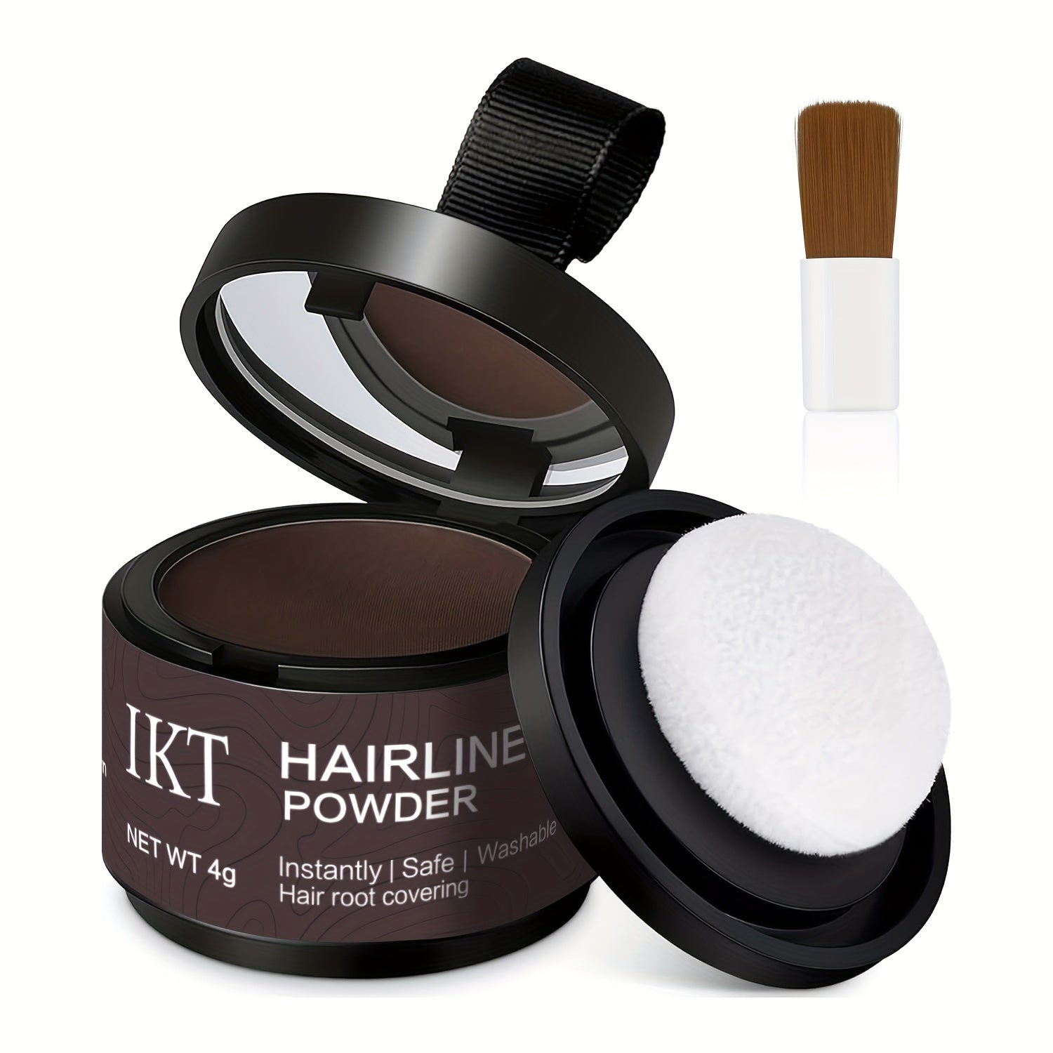 Unisex Hairline Powder Thinning Hair Root Concealer Portable Plastic Powder