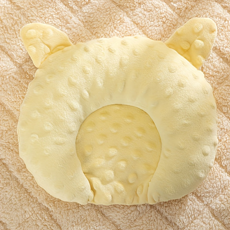 Small Dog Sleep Pad U-Shaped Cartoon Design Polyester Fleece Toy Breed Bed
