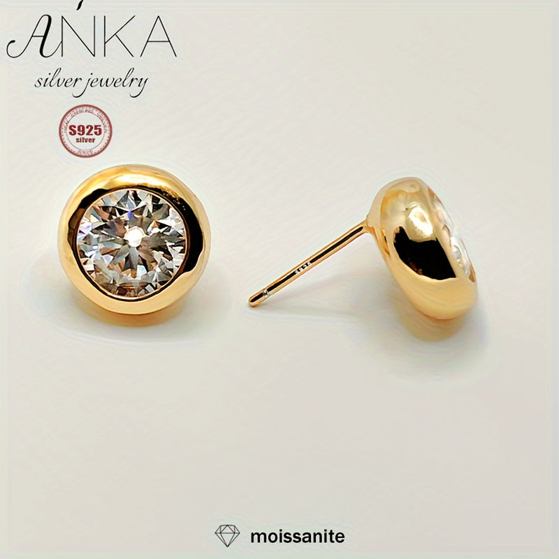 Sterling Silver Jewelry Set with Moissanite 2CT VVS Necklace and Ring