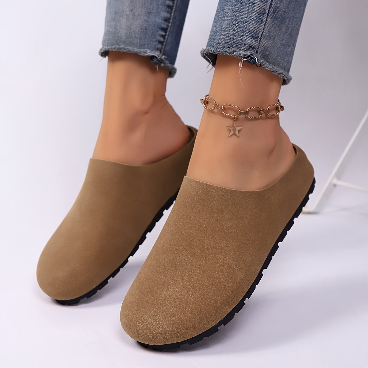 Women's Slip-On Platform Shoes Cushioned Insole Indoor Outdoor Flats