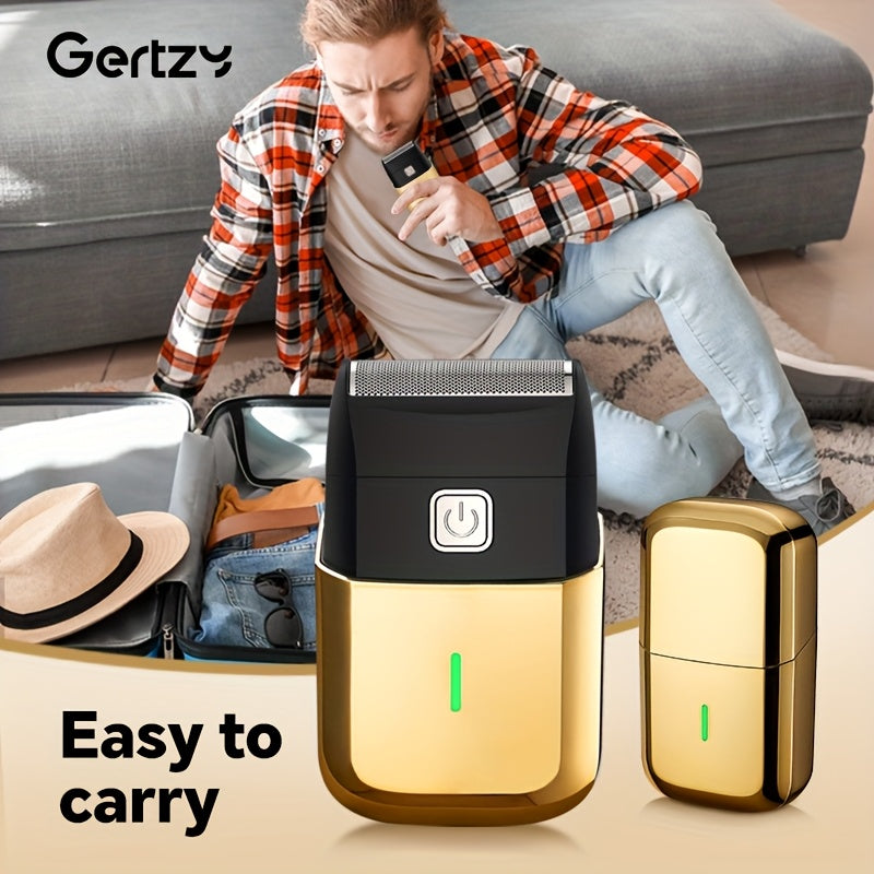 Электробритва с возвратно-поступательными лезвиями, триммер для бороды, портативное зарядное устройство USB, нож для большой площади, сетка