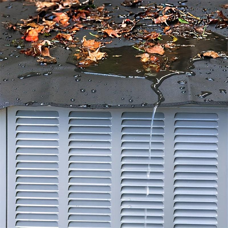 Outdoor Air Conditioner Cover Waterproof UV-Resistant Durable with Drawstring