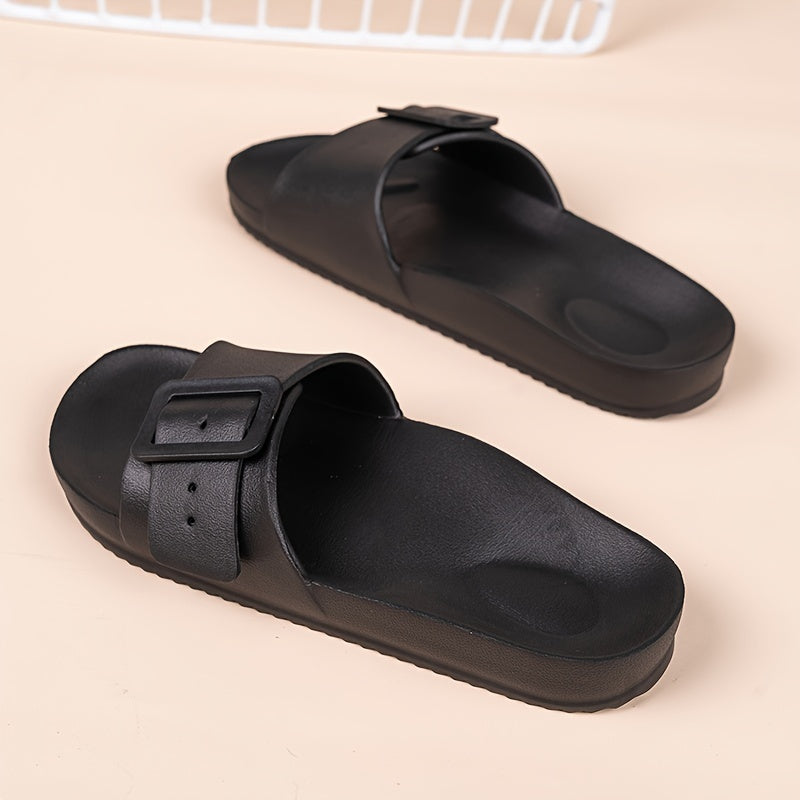 Унисекс EVA шлепанцы легкие с мягкой подошвой, регулируемый пряжка, противоскользящие, большие размеры