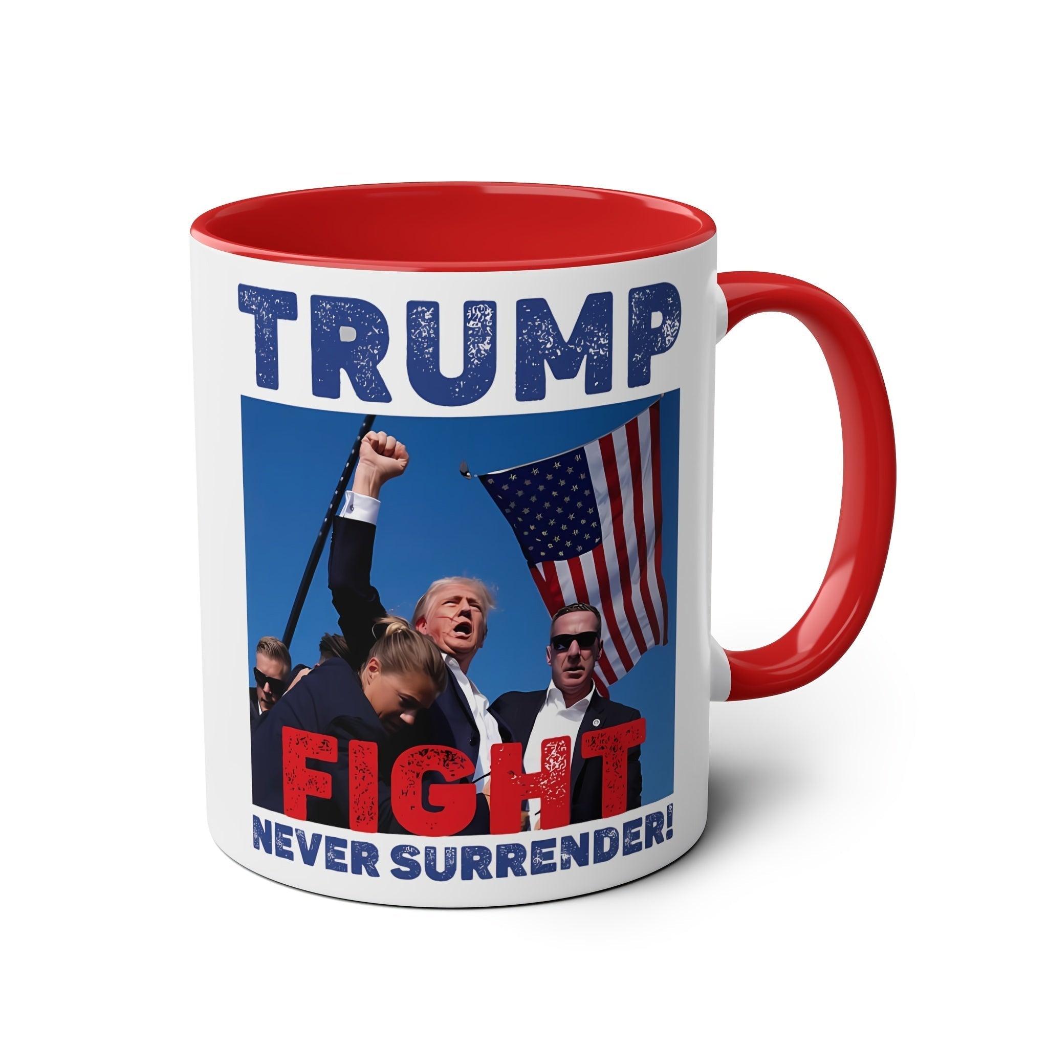 Ceramic Trump 2024 Supporter Mug Stand Up for America Loyal Supporter Gift