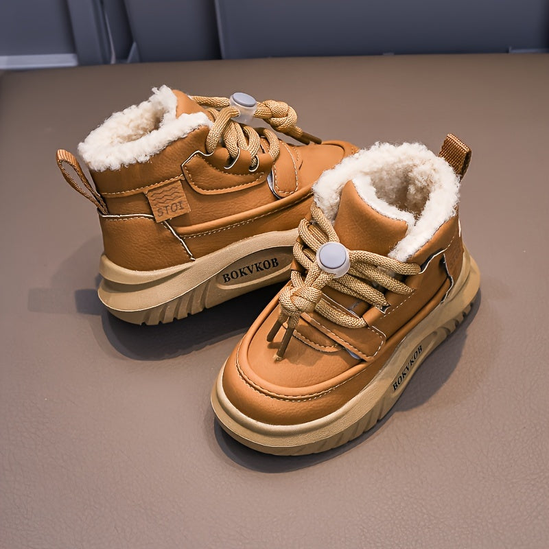 Детские высокие кеды для скейтборда для мальчиков и девочек, малышей, нескользящие, повседневные, уличные кроссовки