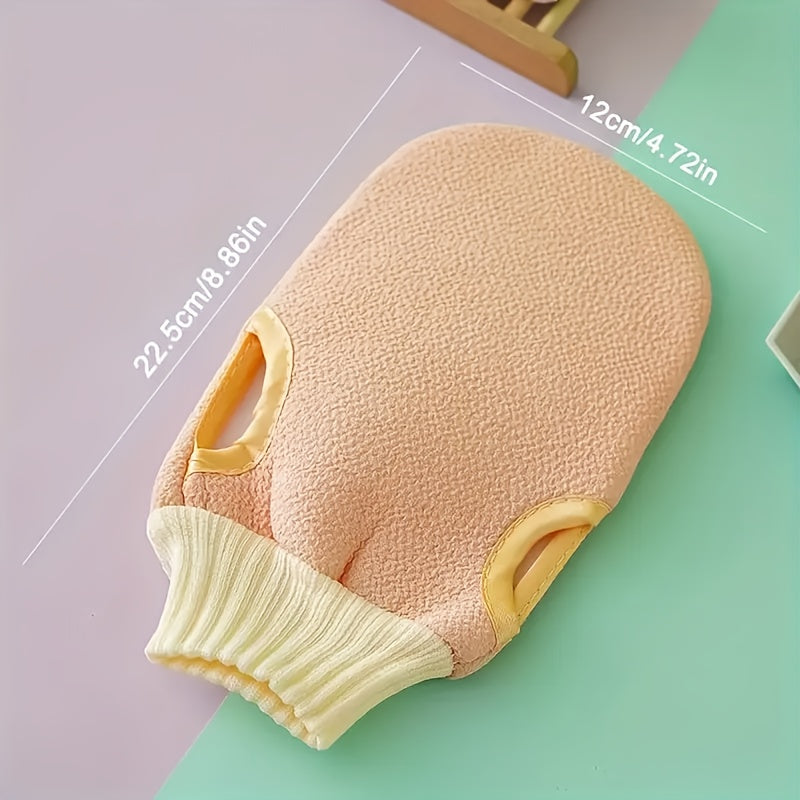 Exfoliating Bath Gloves 100% Polyester for Smooth Skin Shower Spa Massage
