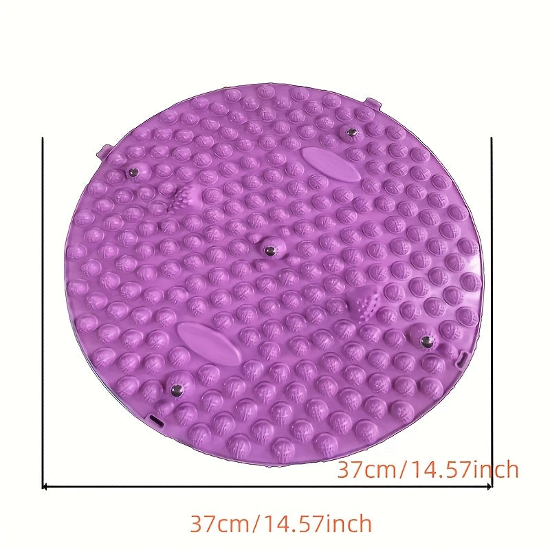 Round TPE Foot Massage Mat for Deep Tissue Pressure Relief and Blood Circulation