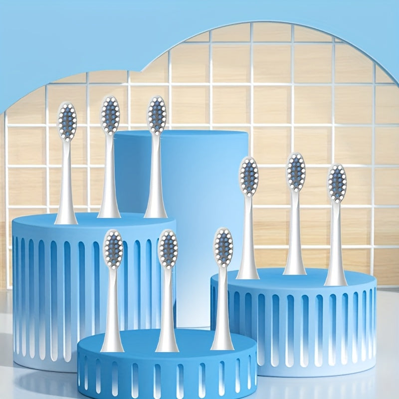 Electric Toothbrush Replacement Brush Heads for Adults, 3-9 Colors