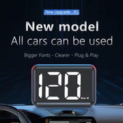 Car HUD Head-Up Display Dual Unit USB Powered Dashboard Enhancement
