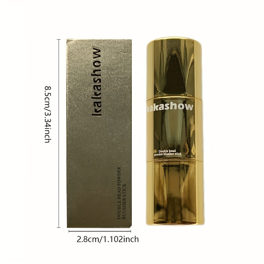 Женский водостойкий двухсторонний румяна-стик с матовым финишем, наслоение покрытия, оранжевый, розовый, красный