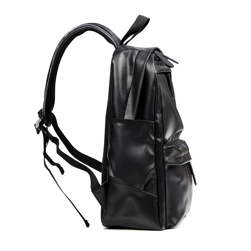 Waterproof Travel Backpack with Laptop Compartment for Casual Use 39.62 cm Black