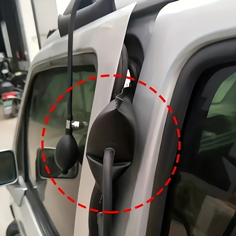 Auto Repair Tool Kit with Inflatable Airbag and Air Pump for Car Doors and Windows Installation