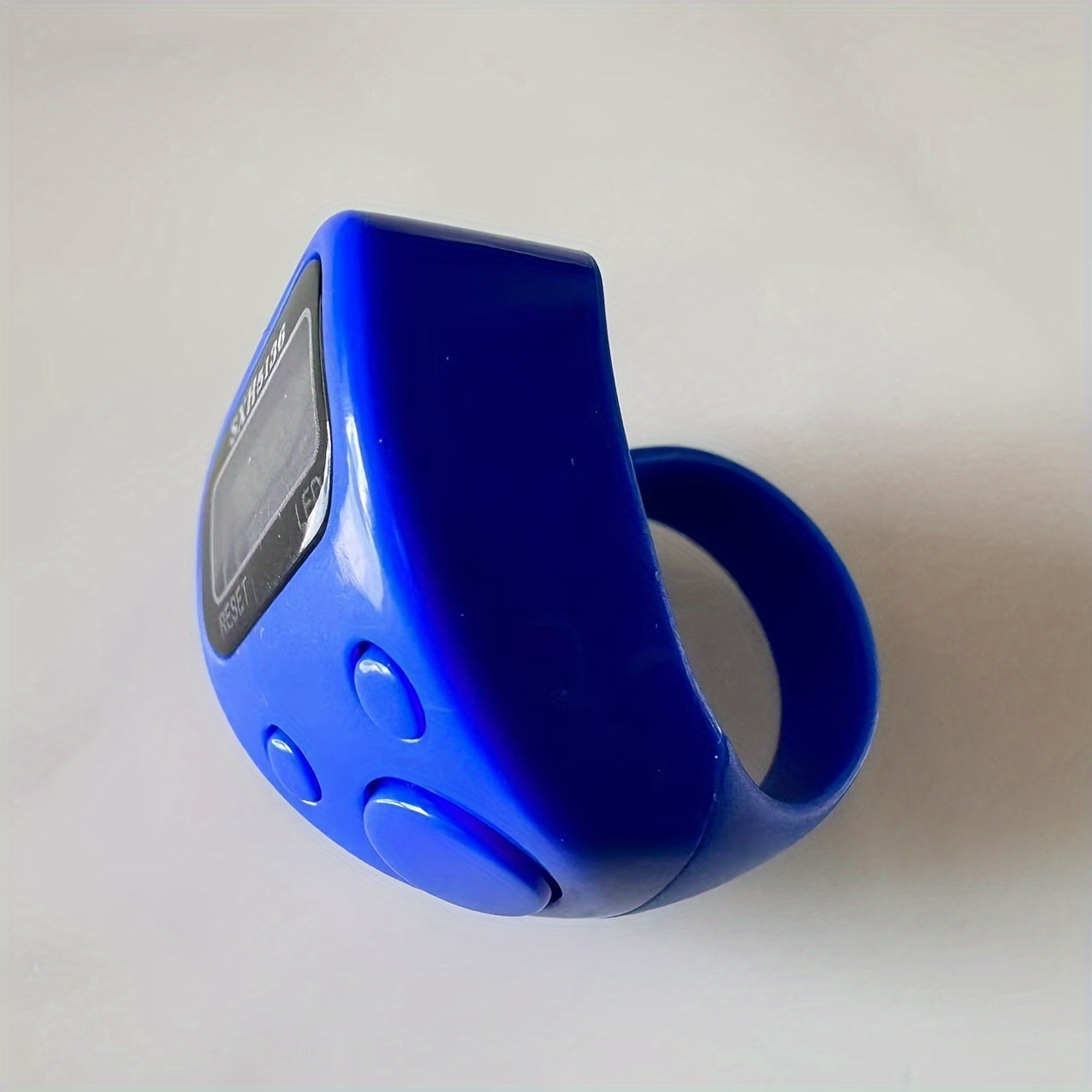 LED Electronic Counter with Tasbih Prayer Beads Digital Counter for Knitting and Counting Blue LCD Display