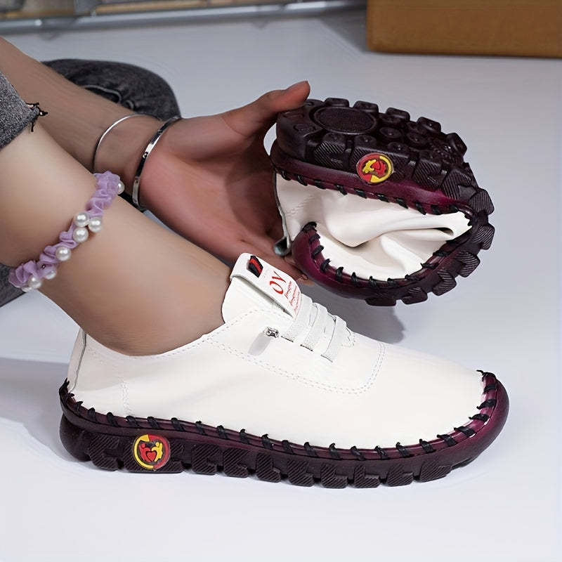 Women's Flat Sneakers Soft Sole Casual Walking Shoes Plus Size