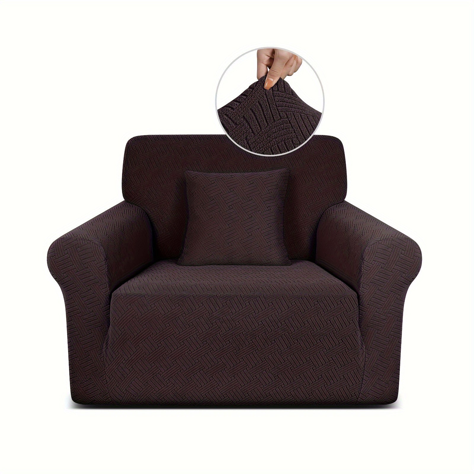 Thickened Jacquard Sofa Cover All-Elastic Bottom for 1-4 Seater Pet-Friendly