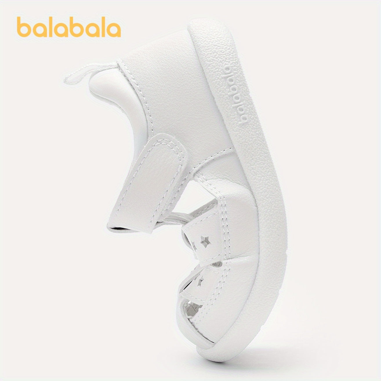 Toddler Baby Sandals Lightweight Summer White Star Soft Sole Hook and Loop Casual Outdoor