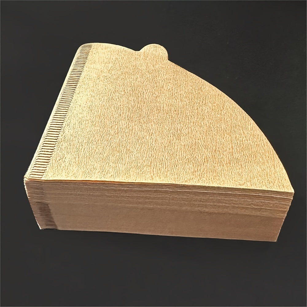Set of 2 Conical Coffee Filter Papers 200 Sheets Wooden Pulp for Drip Coffee