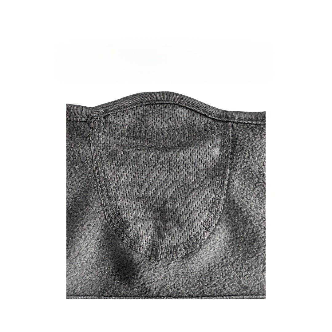 Máscara facial de invierno para hombres transpirable ajustable de poliéster para deportes al aire libre correr