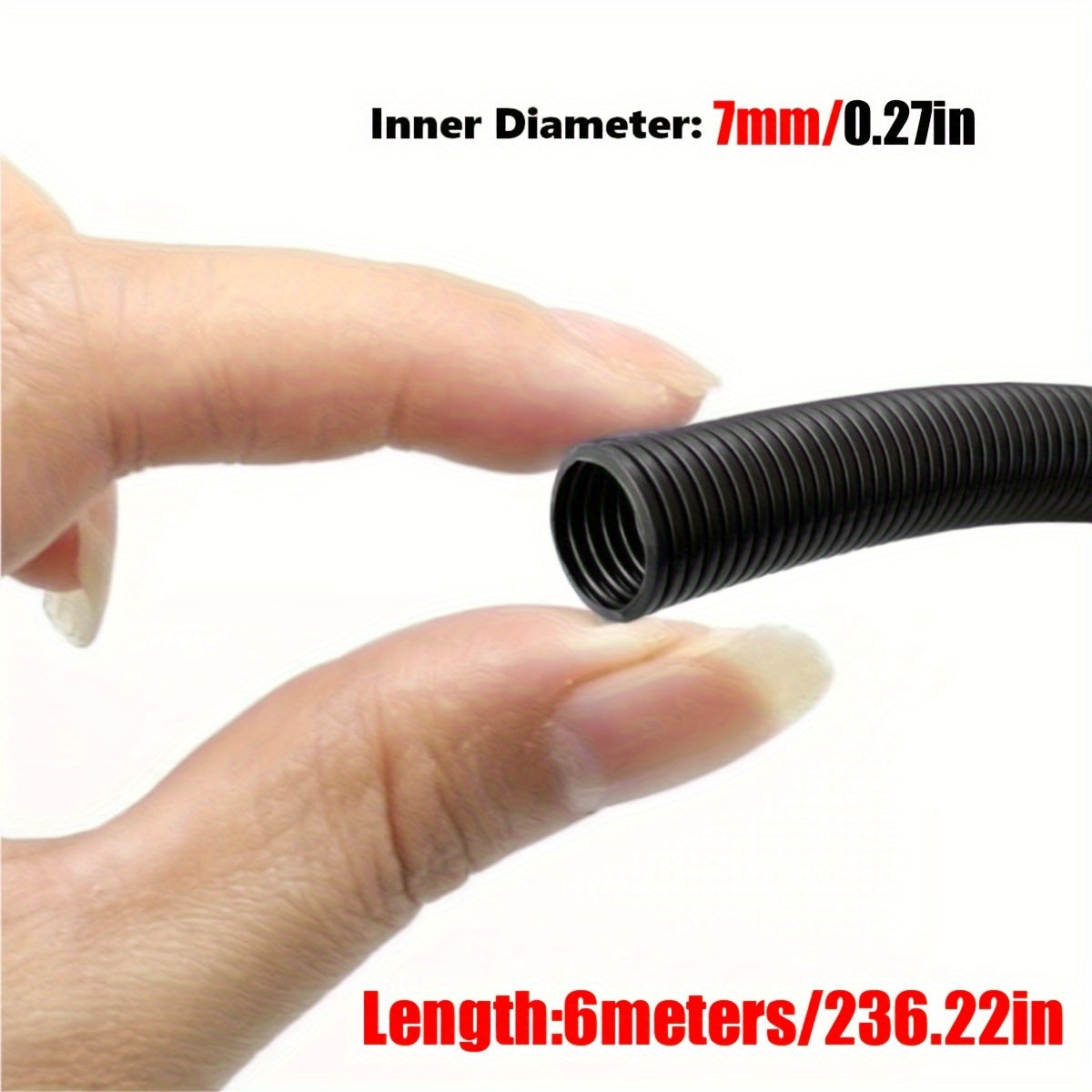 Moslashuvchan kabelni boshqarish qopqog'i 6 metr, olovni yong'inga qarshi simli loom quvurg'i