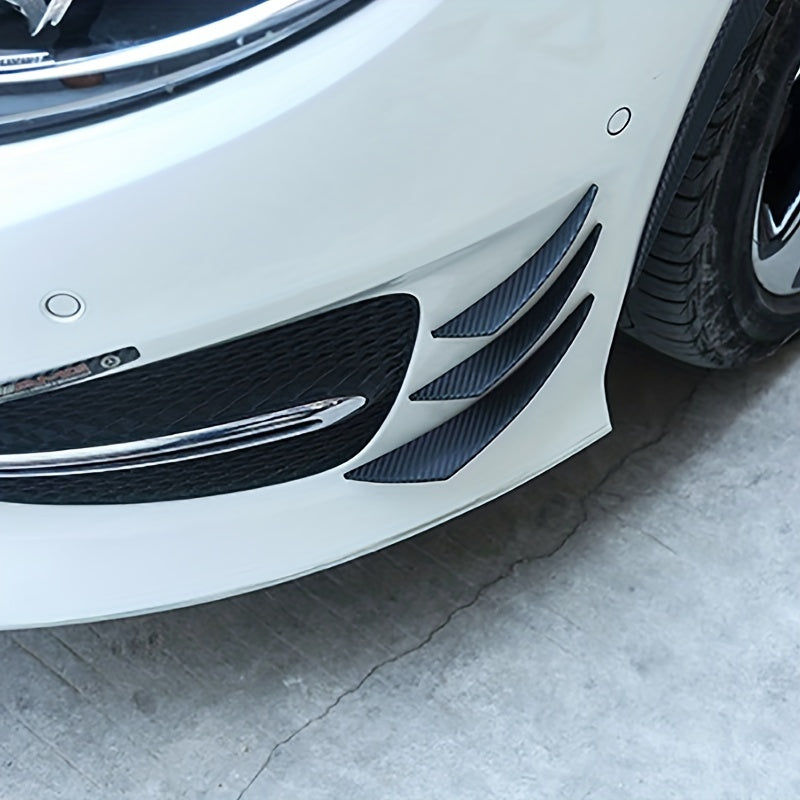 Universal Car Front Bumper Lip Splitter Body Spoiler Diffuser Fins