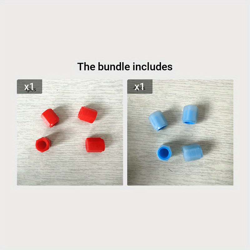 4pcs Glow in Dark Luminous Plastic Valve Caps for Car Bicycle Motorcycle Wheel Rim Decoration