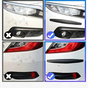 2pcs Car Front Rear Bumper Anti-Collision Strip Durable Scratch-Resistant