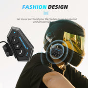 Wireless Motorcycle Helmet Earphone Headset for Hands-Free Calls and Music
